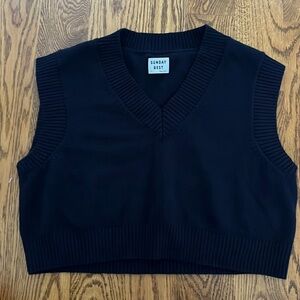 Aritzia Sundays Best cropped vest